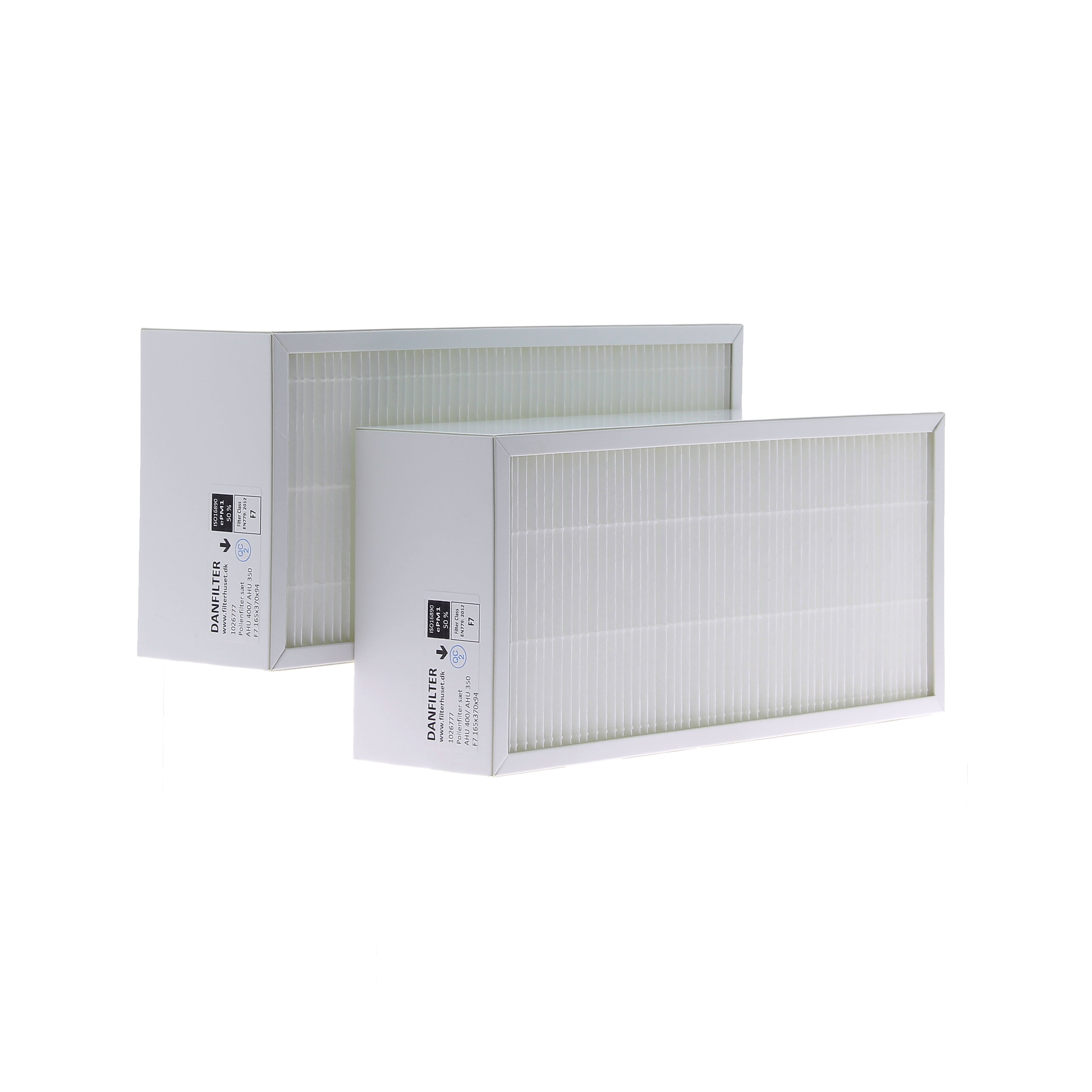 ENSY AHU 400 eller AHU 350 Pollenfilter set